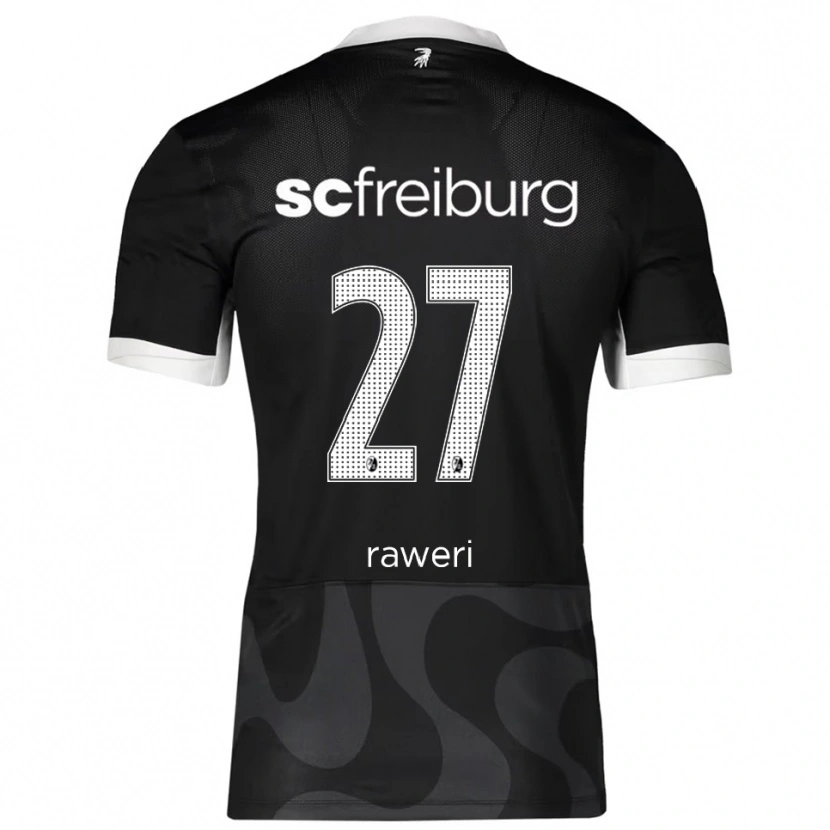 Danxen Dětské Krish Raweri #27 Černá Bílá Daleko Hráčské Dresy 2025/26 Dres