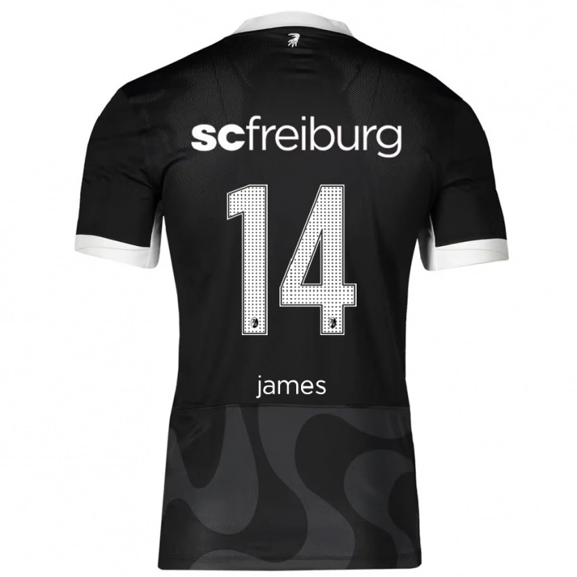 Danxen Dětské Jack James #14 Černá Bílá Daleko Hráčské Dresy 2025/26 Dres