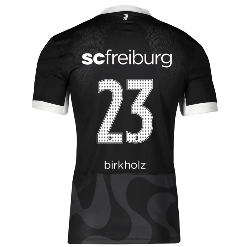 Danxen Dětské Luca Birkholz #23 Černá Bílá Daleko Hráčské Dresy 2025/26 Dres