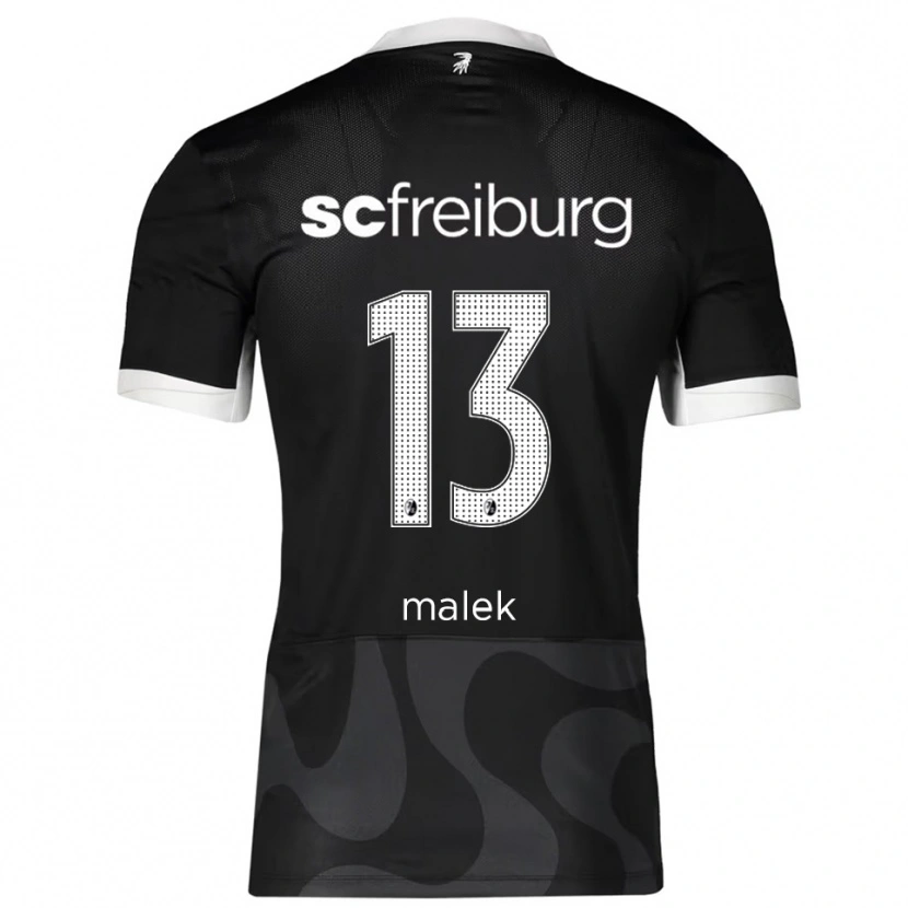Danxen Dětské Jannik Malek #13 Černá Bílá Daleko Hráčské Dresy 2025/26 Dres