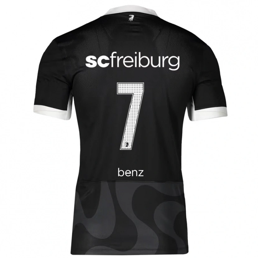 Danxen Dětské Jakob Benz #7 Černá Bílá Daleko Hráčské Dresy 2025/26 Dres