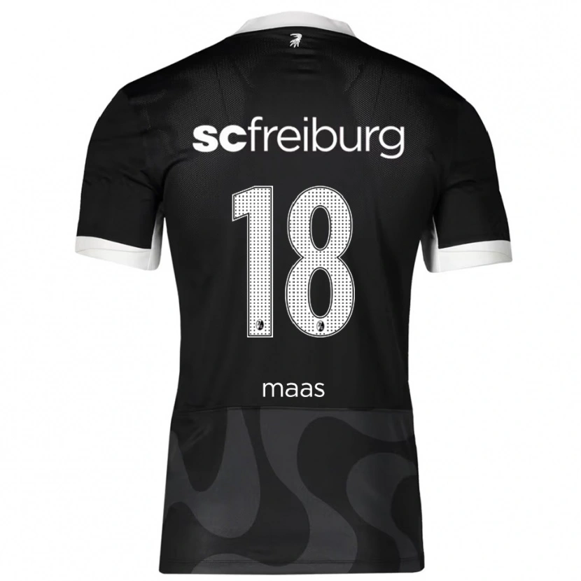 Danxen Dětské Mia-Lena Maas #18 Černá Bílá Daleko Hráčské Dresy 2025/26 Dres