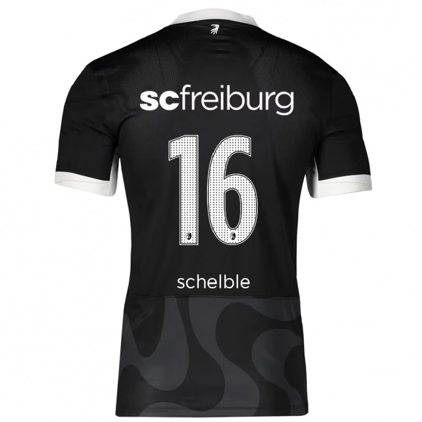 Danxen Dětské Ricardo Schelble #16 Černá Bílá Daleko Hráčské Dresy 2025/26 Dres