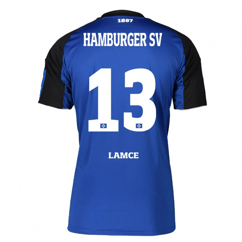 Danxen Dětské Benjamin Lamce #13 Modrá Černá Daleko Hráčské Dresy 2025/26 Dres