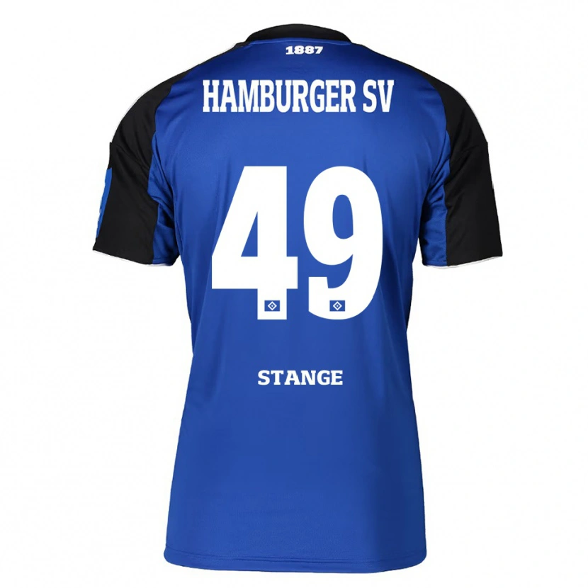 Danxen Dětské Otto Stange #49 Modrá Černá Daleko Hráčské Dresy 2025/26 Dres