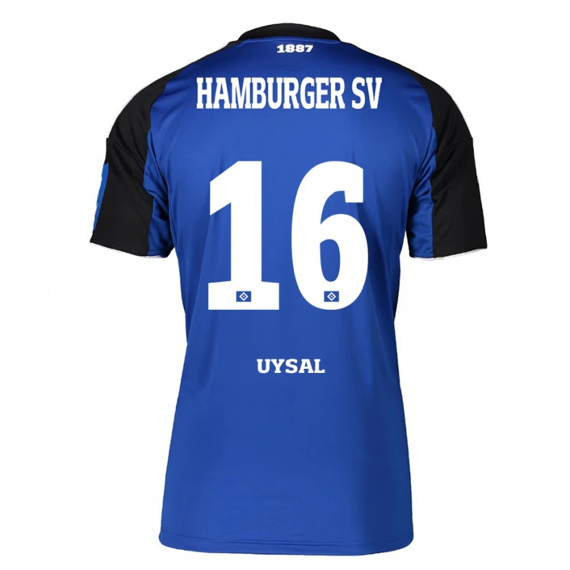 Danxen Dětské Samed Uysal #16 Modrá Černá Daleko Hráčské Dresy 2025/26 Dres