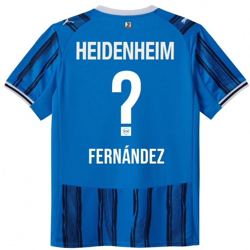 Danxen Dětské Leon Fernandez #0 Modrá Námořnická Modř Daleko Hráčské Dresy 2025/26 Dres