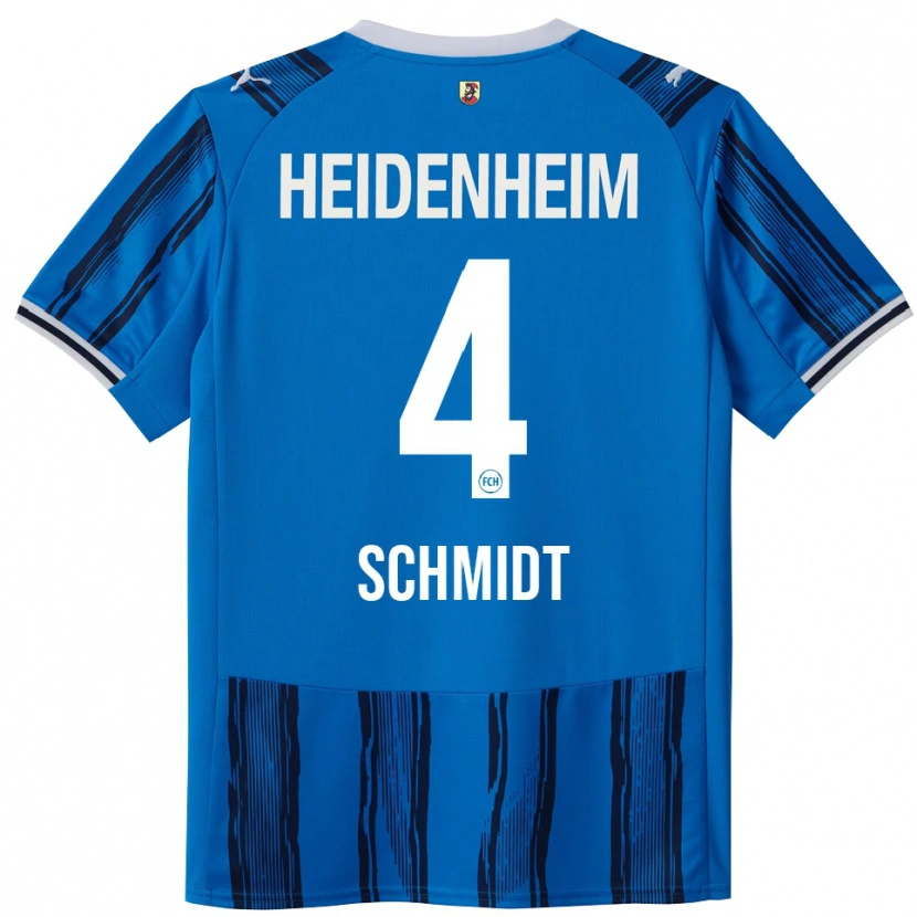 Danxen Dětské Luke Schmidt #4 Modrá Námořnická Modř Daleko Hráčské Dresy 2025/26 Dres