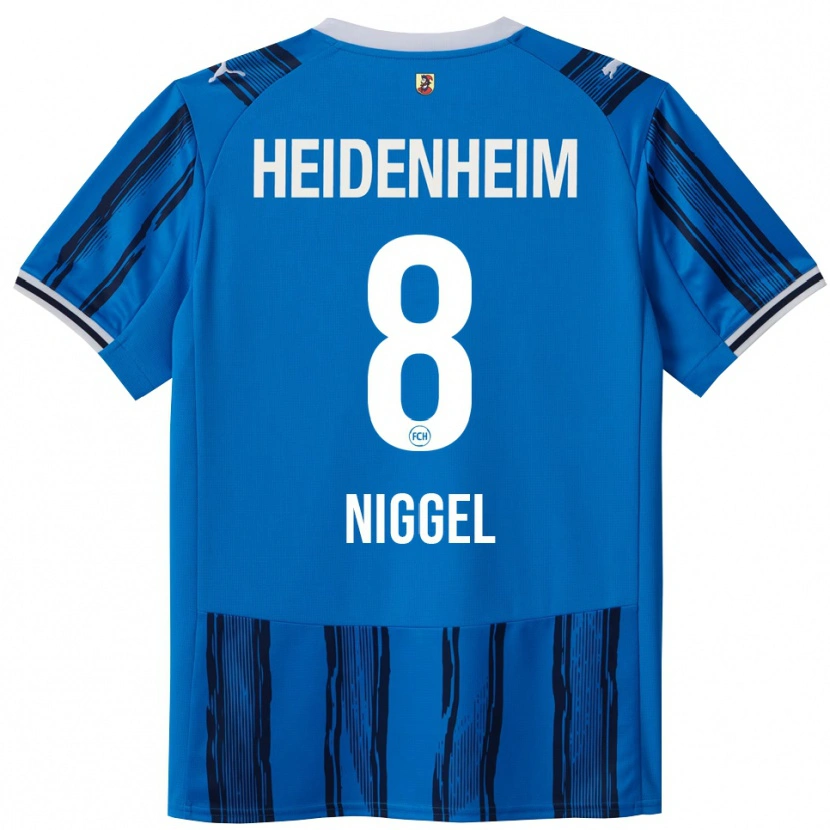 Danxen Dětské Henrik Niggel #8 Modrá Námořnická Modř Daleko Hráčské Dresy 2025/26 Dres