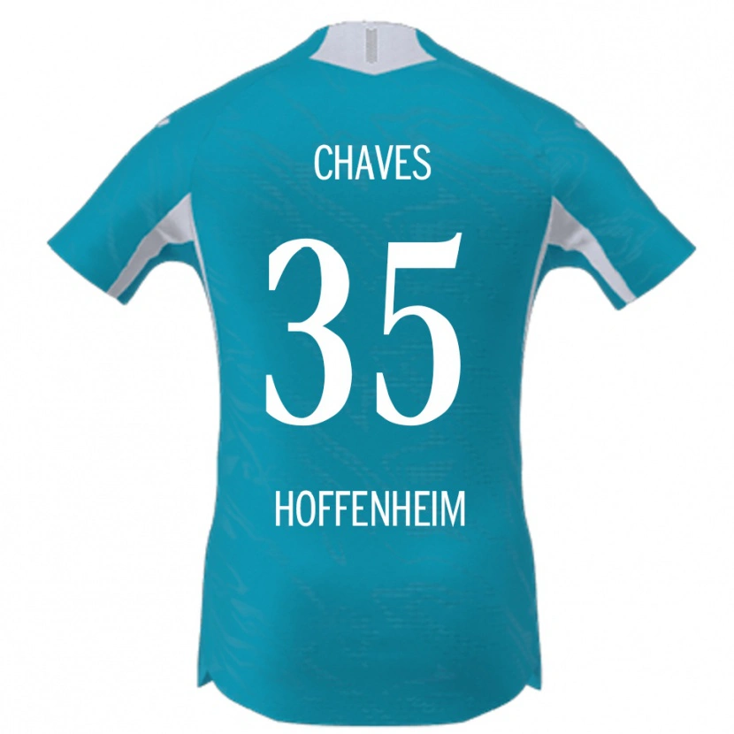 Danxen Dětské Arthur Chaves #35 Nebesky Modrá Daleko Hráčské Dresy 2025/26 Dres