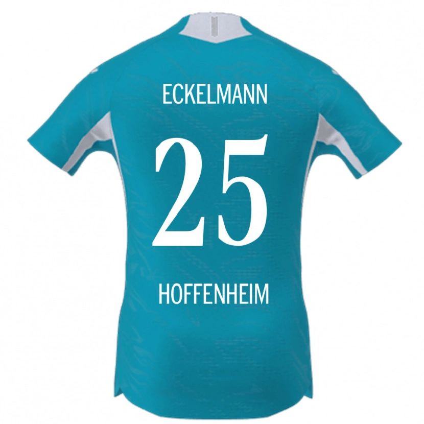 Danxen Dětské Henri Eckelmann #25 Nebesky Modrá Daleko Hráčské Dresy 2025/26 Dres
