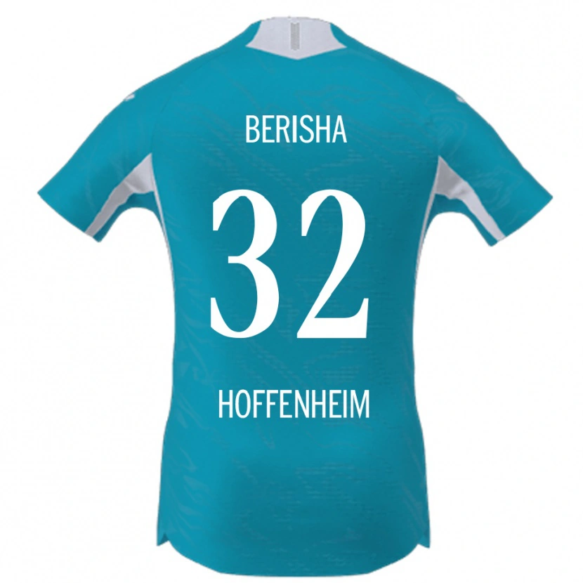Danxen Dětské Mergim Berisha #32 Nebesky Modrá Daleko Hráčské Dresy 2025/26 Dres