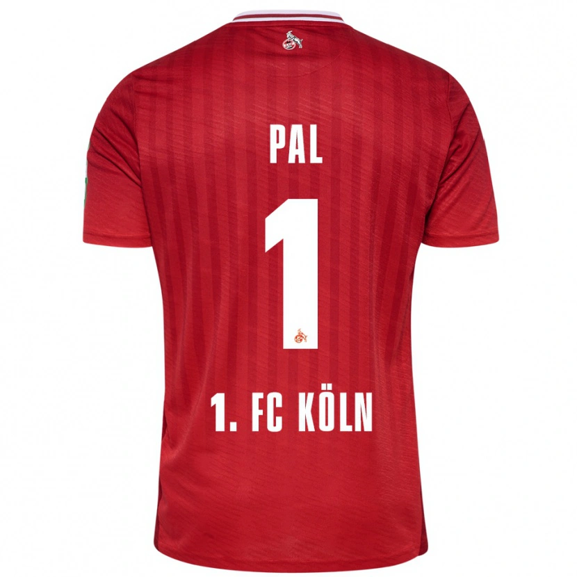 Danxen Dětské Jasmin Pal #1 Červená Bílá Daleko Hráčské Dresy 2025/26 Dres