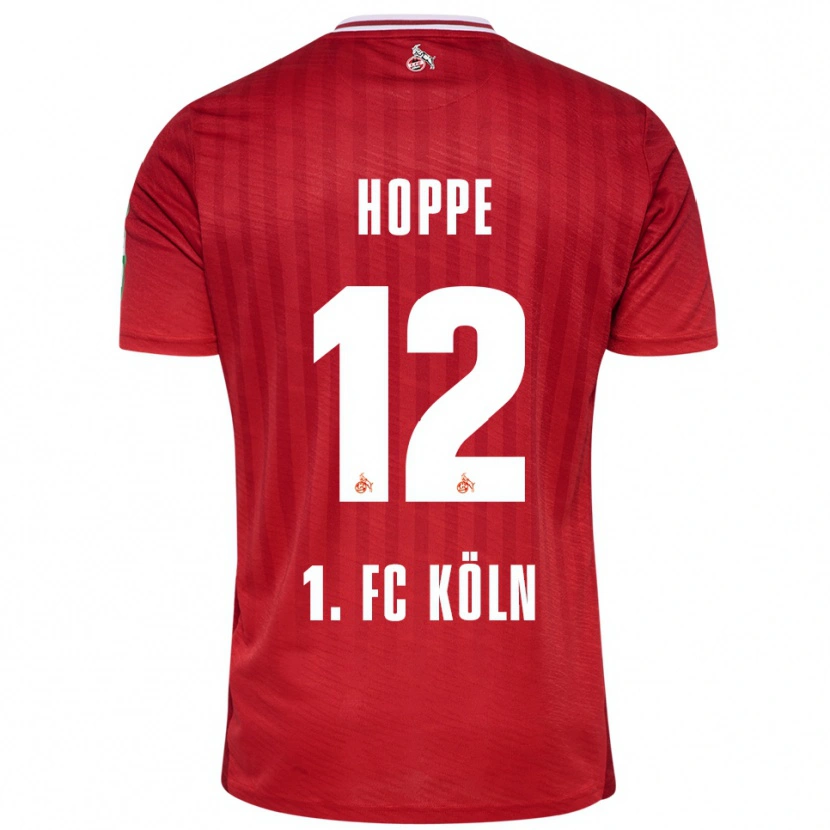Danxen Dětské Paula Hoppe #12 Červená Bílá Daleko Hráčské Dresy 2025/26 Dres