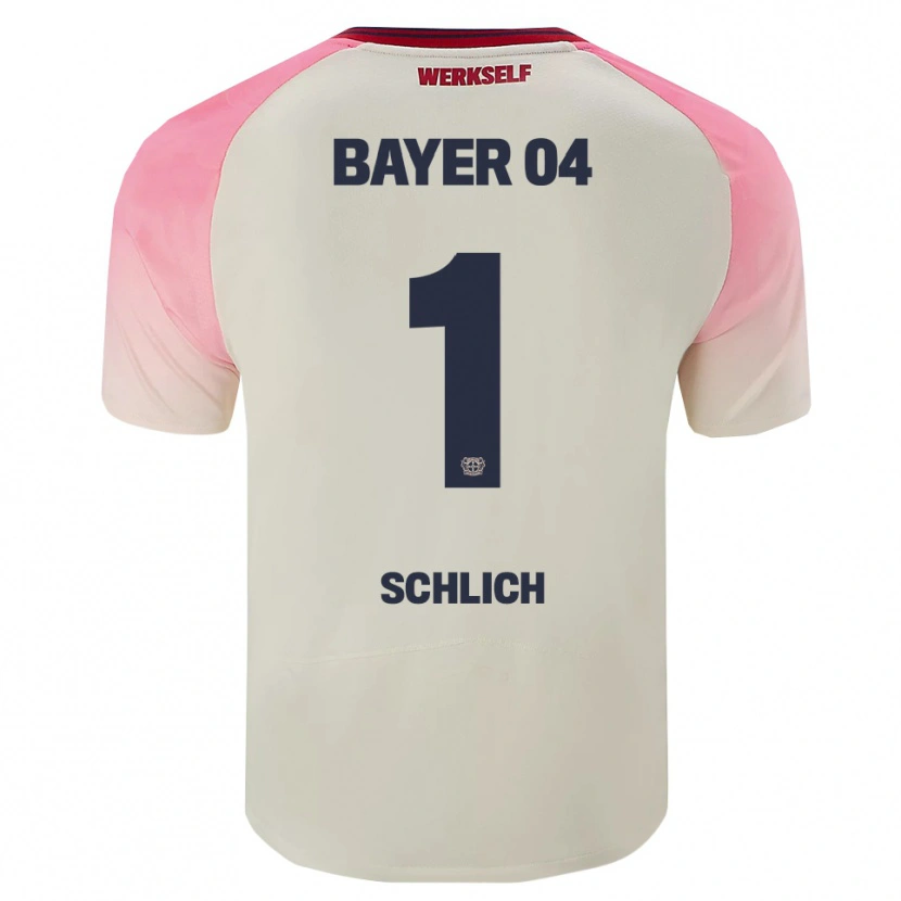 Danxen Dětské Jesper Schlich #1 Růžová Špinavě Bílá Daleko Hráčské Dresy 2025/26 Dres