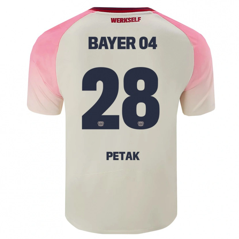 Danxen Dětské Raoul Petak #28 Růžová Špinavě Bílá Daleko Hráčské Dresy 2025/26 Dres