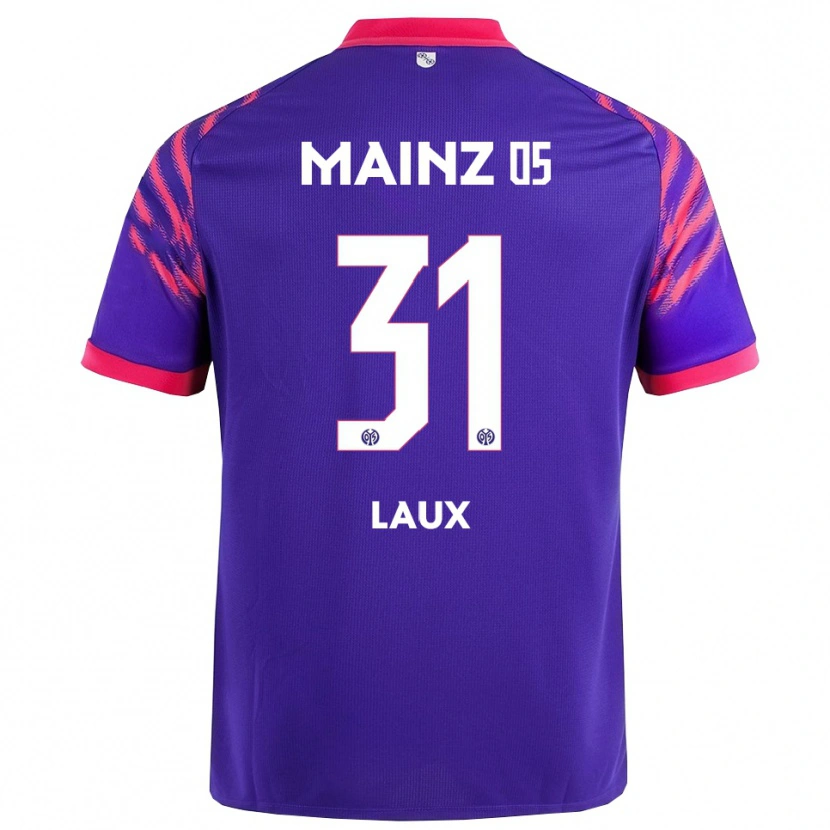 Danxen Dětské Lucas Laux #31 Námořnická Modř Růžová Daleko Hráčské Dresy 2025/26 Dres