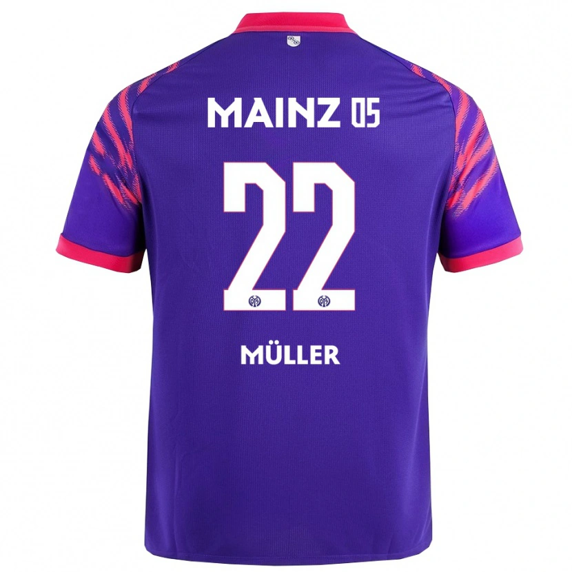 Danxen Dětské Tim Müller #22 Námořnická Modř Růžová Daleko Hráčské Dresy 2025/26 Dres