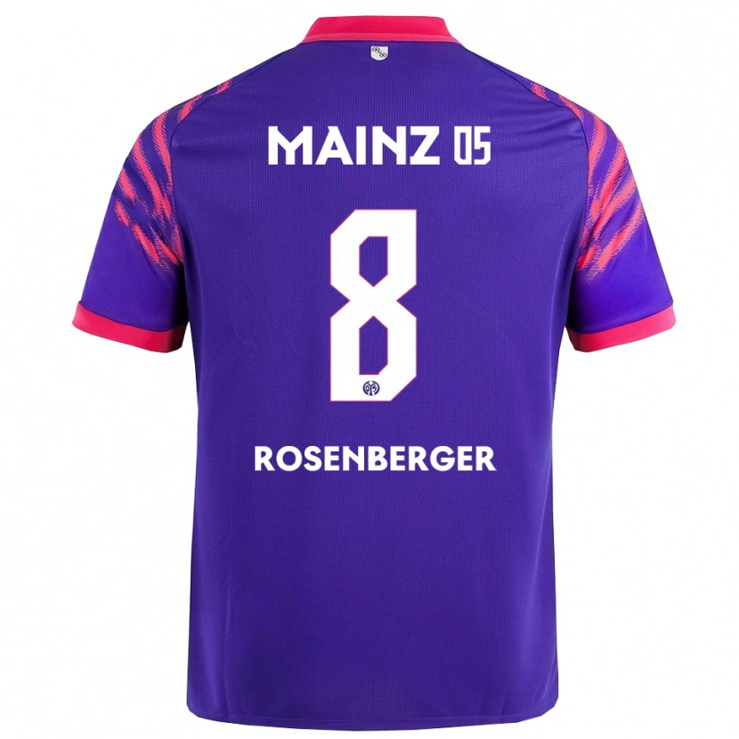 Danxen Dětské Chris Rosenberger #8 Námořnická Modř Růžová Daleko Hráčské Dresy 2025/26 Dres