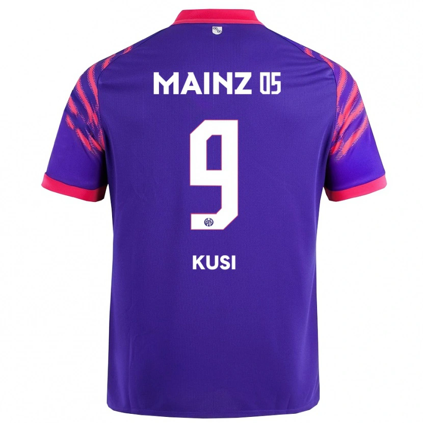 Danxen Dětské Jemain Kusi #9 Námořnická Modř Růžová Daleko Hráčské Dresy 2025/26 Dres