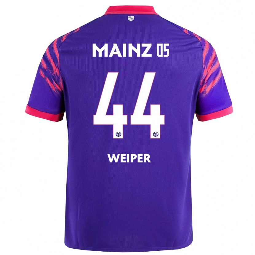 Danxen Dětské Nelson Weiper #44 Námořnická Modř Růžová Daleko Hráčské Dresy 2025/26 Dres