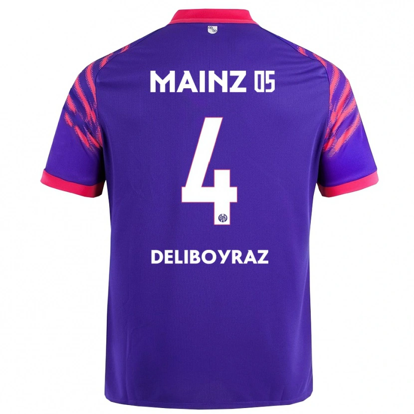 Danxen Dětské Batuhan Deliboyraz #4 Námořnická Modř Růžová Daleko Hráčské Dresy 2025/26 Dres