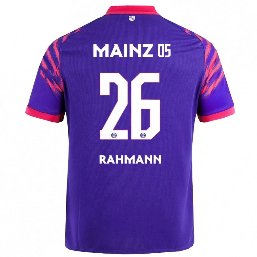Danxen Dětské Luke Rahmann #26 Námořnická Modř Růžová Daleko Hráčské Dresy 2025/26 Dres