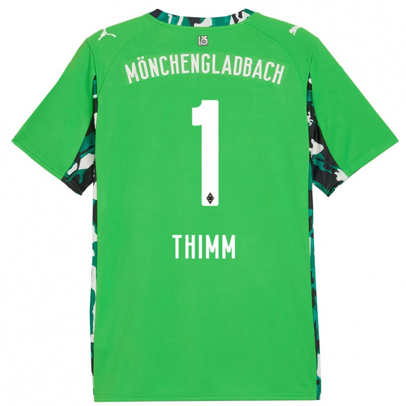 Danxen Dětské Joshua Thimm #1 Zelená Černá Daleko Hráčské Dresy 2025/26 Dres