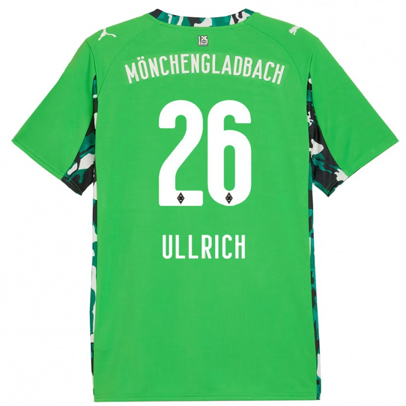 Danxen Dětské Lukas Ullrich #26 Zelená Černá Daleko Hráčské Dresy 2025/26 Dres