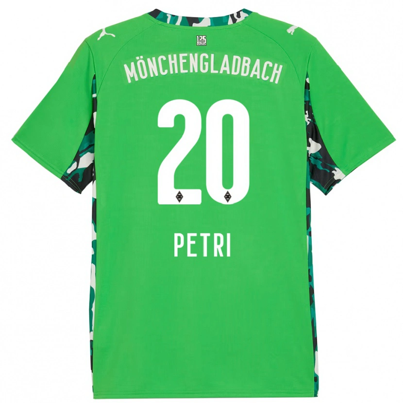 Danxen Dětské Paula Petri #20 Zelená Černá Daleko Hráčské Dresy 2025/26 Dres