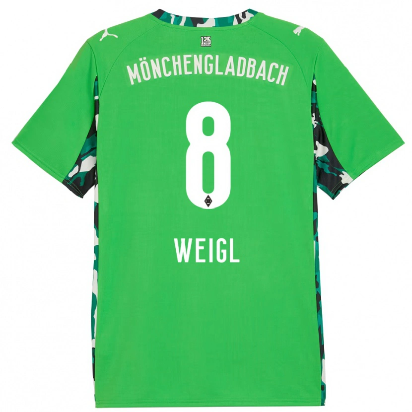 Danxen Dětské Julian Weigl #8 Zelená Černá Daleko Hráčské Dresy 2025/26 Dres
