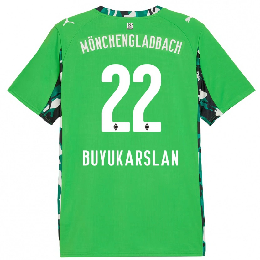 Danxen Dětské Oguzcan Büyükarslan #22 Zelená Černá Daleko Hráčské Dresy 2025/26 Dres