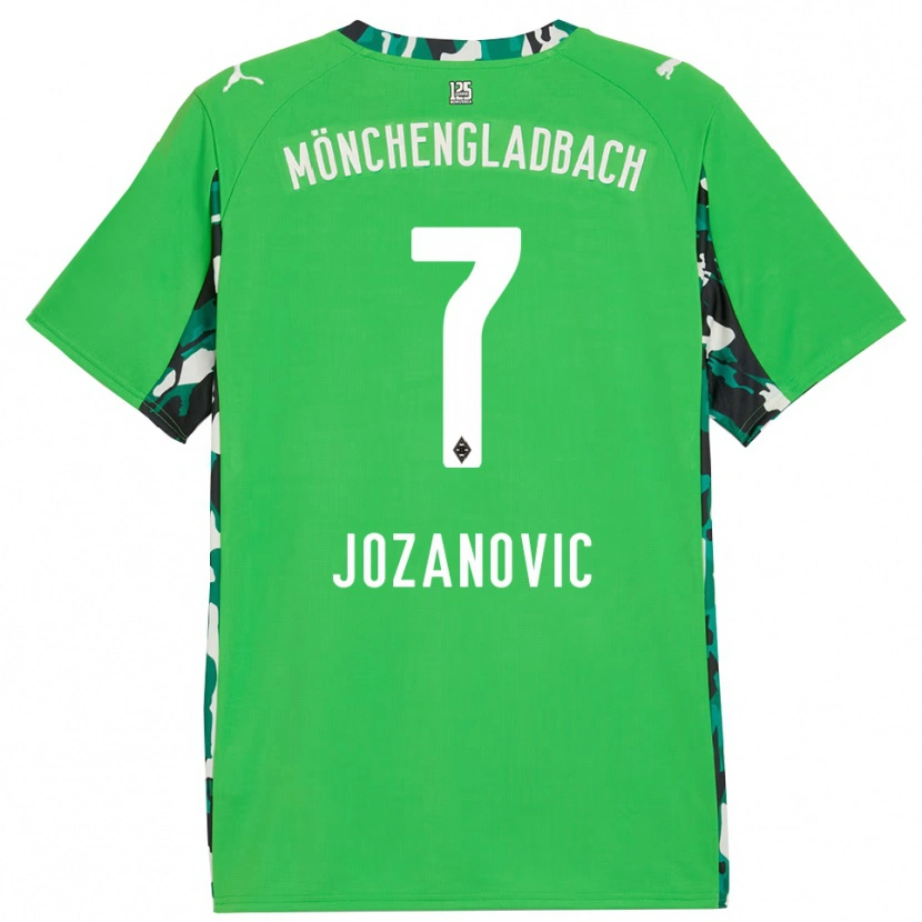 Danxen Dětské Antonio Jozanovic #7 Zelená Černá Daleko Hráčské Dresy 2025/26 Dres