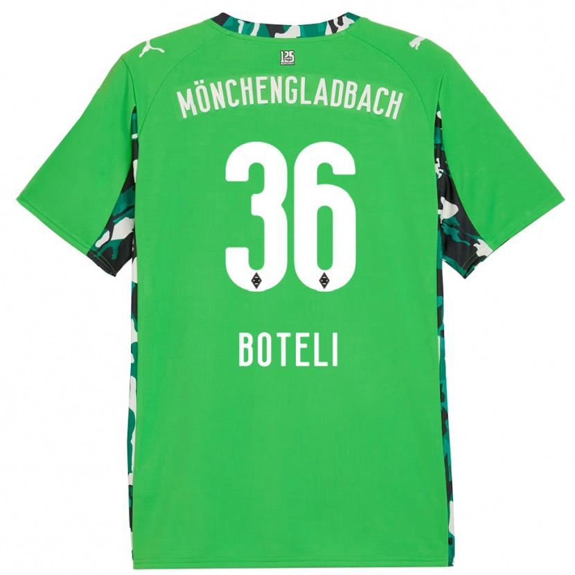 Danxen Dětské Winsley Boteli #36 Zelená Černá Daleko Hráčské Dresy 2025/26 Dres