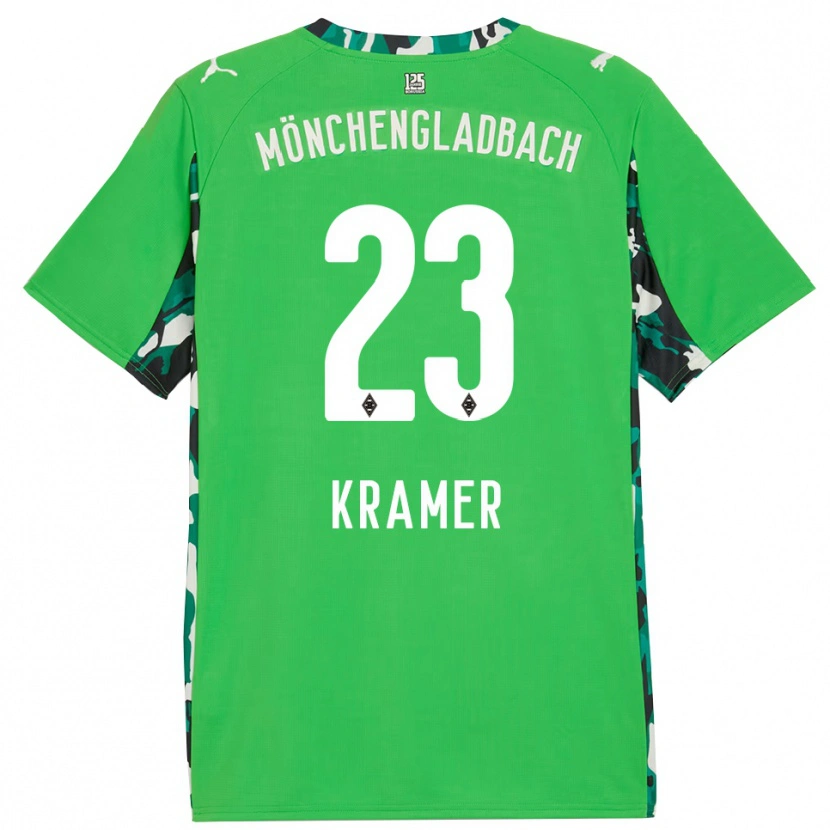 Danxen Dětské Christoph Kramer #23 Zelená Černá Daleko Hráčské Dresy 2025/26 Dres