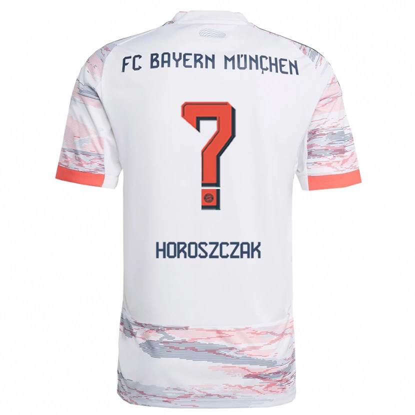 Danxen Dětské Kuba Horoszczak #0 Bílá Šedá Daleko Hráčské Dresy 2025/26 Dres