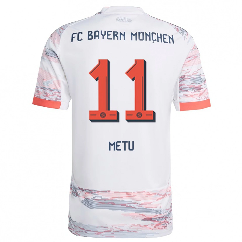 Danxen Dětské Emilian Metu #11 Bílá Šedá Daleko Hráčské Dresy 2025/26 Dres