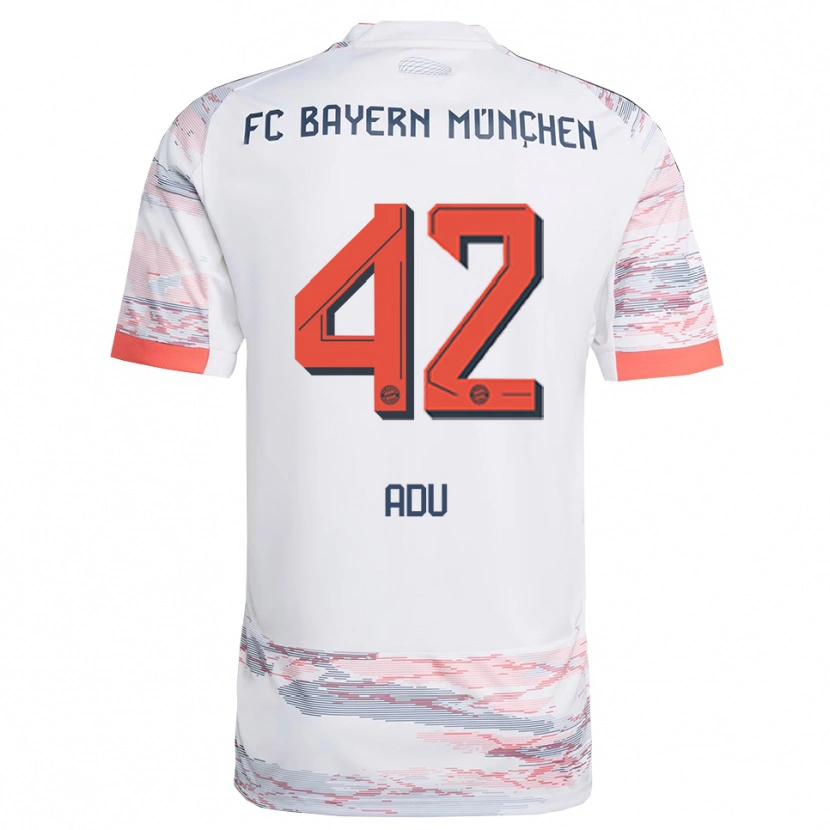 Danxen Dětské Gibson Adu #42 Bílá Šedá Daleko Hráčské Dresy 2025/26 Dres