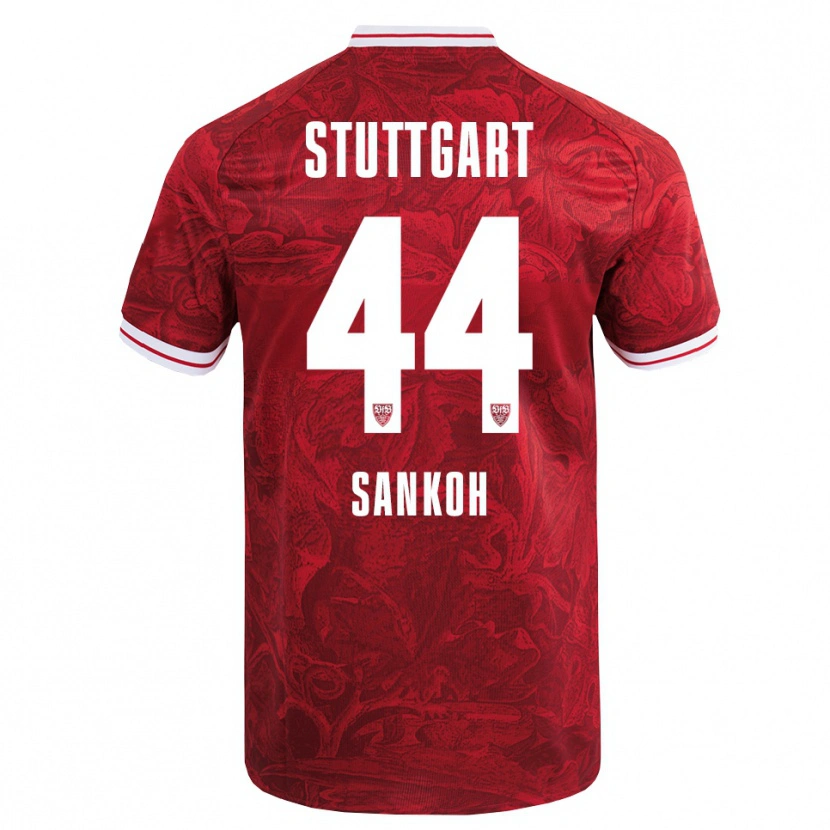 Danxen Dětské Mohamed Sankoh #44 Červená Černá Daleko Hráčské Dresy 2025/26 Dres