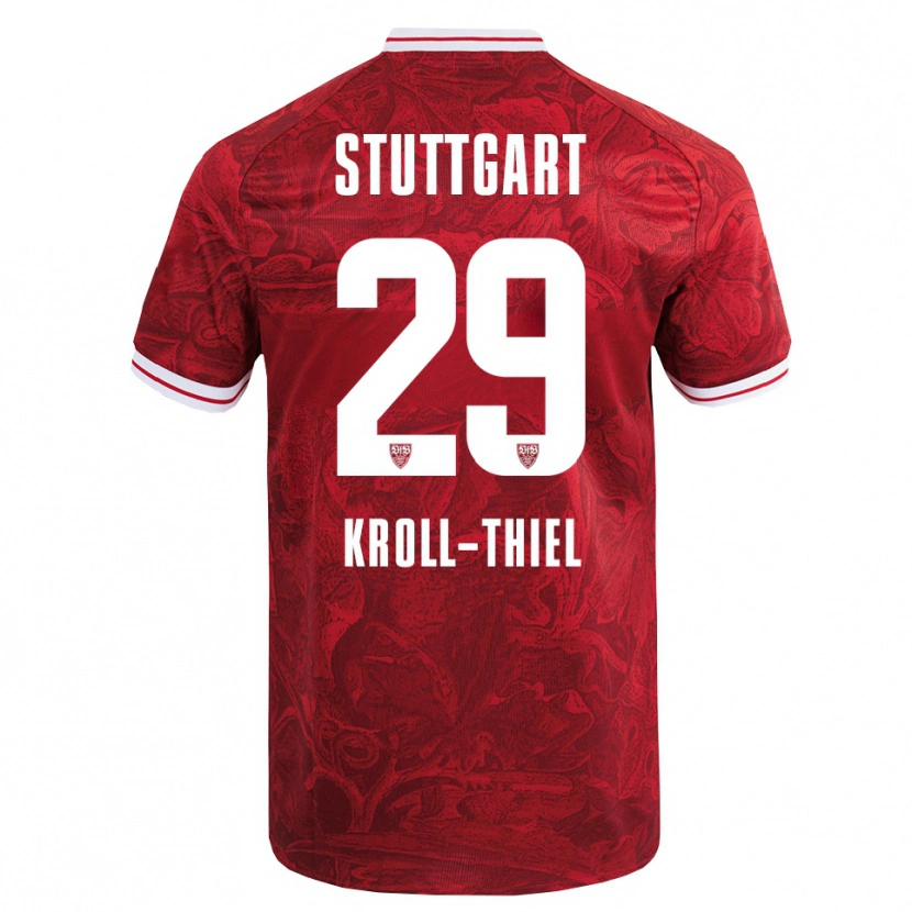 Danxen Dětské Colin Kroll-Thiel #29 Červená Černá Daleko Hráčské Dresy 2025/26 Dres