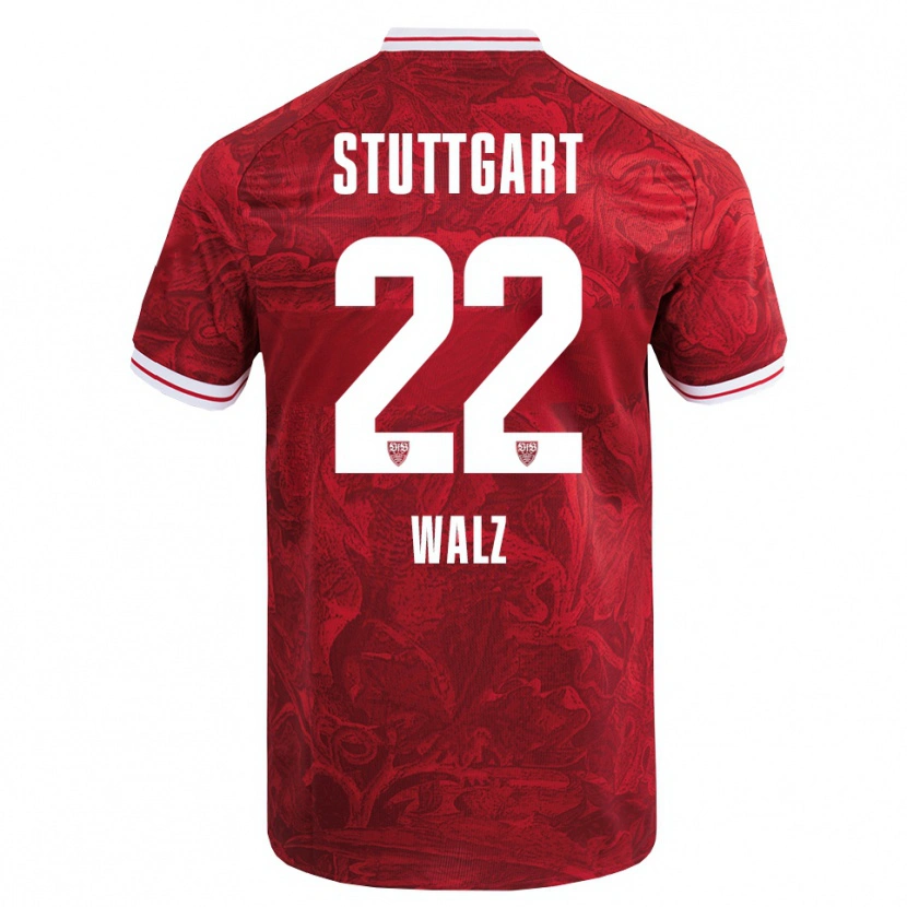 Danxen Dětské Tom Walz #22 Červená Černá Daleko Hráčské Dresy 2025/26 Dres