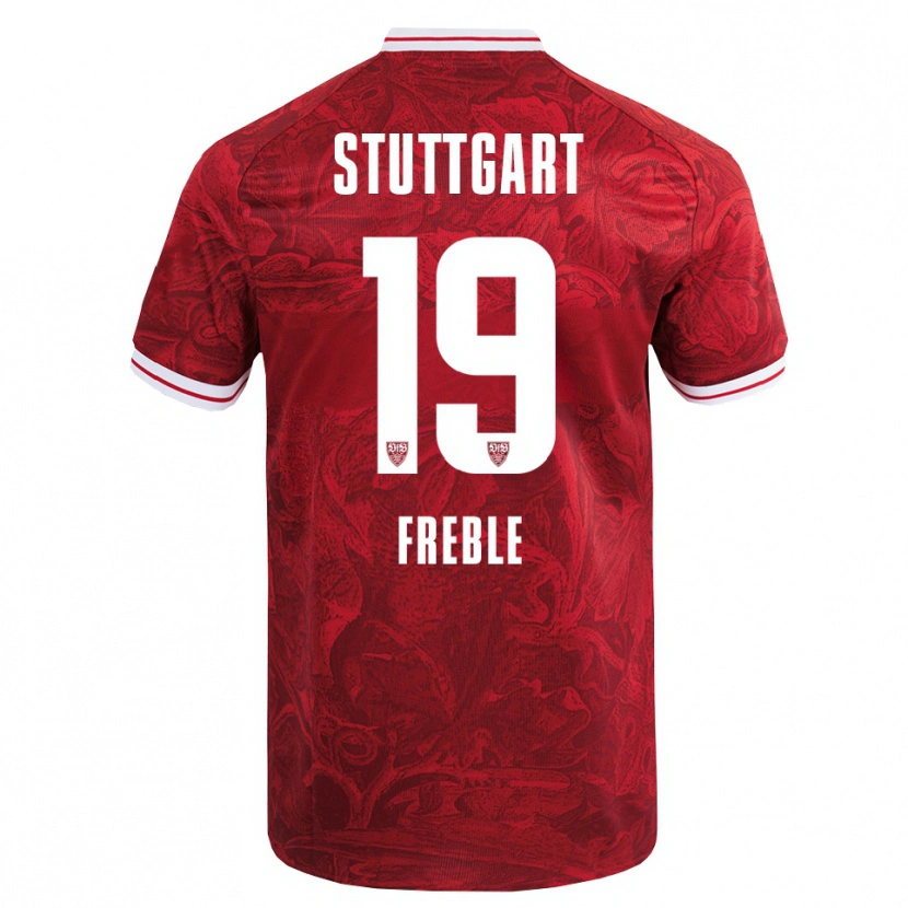 Danxen Dětské Kenny Freßle #19 Červená Černá Daleko Hráčské Dresy 2025/26 Dres