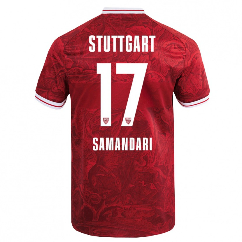 Danxen Dětské Sohrab Samandari #17 Červená Černá Daleko Hráčské Dresy 2025/26 Dres