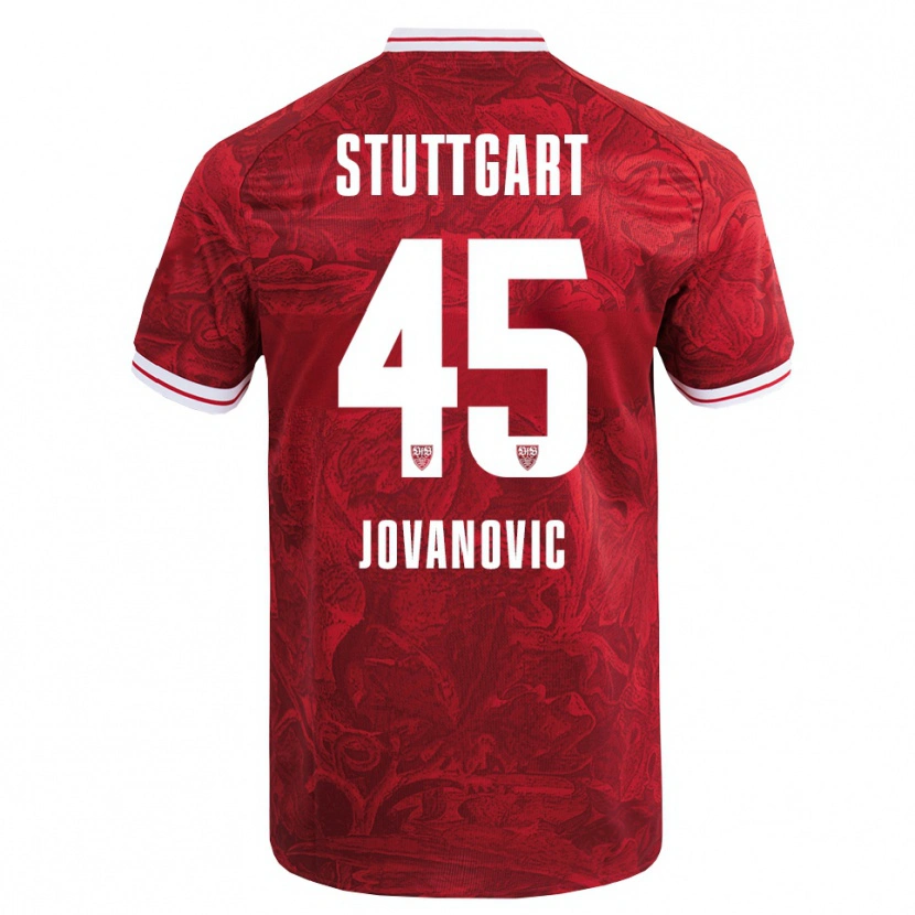 Danxen Dětské Lazar Jovanovic #45 Červená Černá Daleko Hráčské Dresy 2025/26 Dres