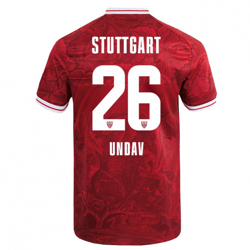 Danxen Dětské Deniz Undav #26 Červená Černá Daleko Hráčské Dresy 2025/26 Dres