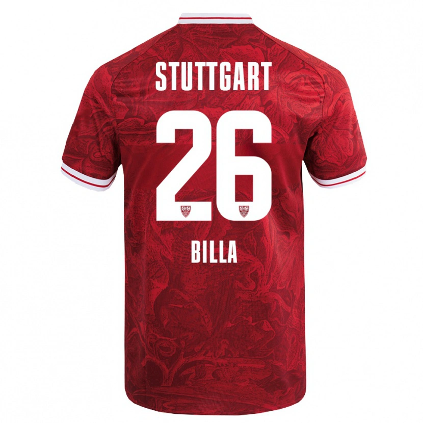 Danxen Dětské Nicole Billa #26 Červená Černá Daleko Hráčské Dresy 2025/26 Dres