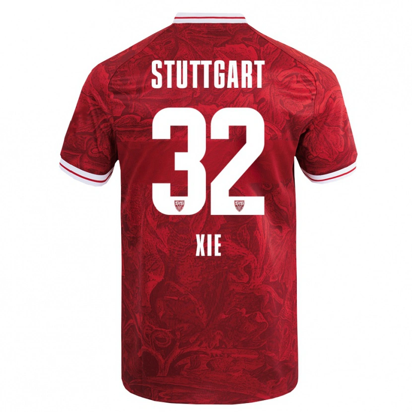 Danxen Dětské Alexander Xie #32 Červená Černá Daleko Hráčské Dresy 2025/26 Dres