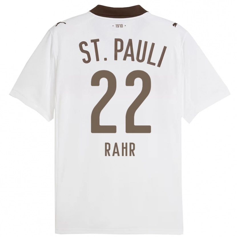 Danxen Dětské Calvin Rahr #22 Bílá Červená Daleko Hráčské Dresy 2025/26 Dres