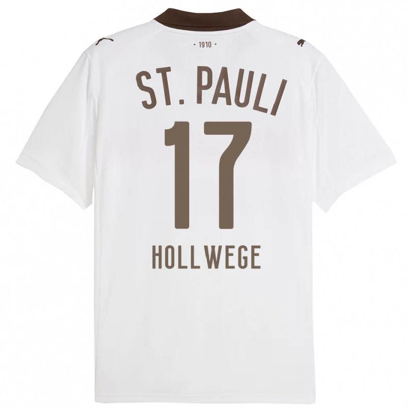 Danxen Dětské Jonah Hollwege #17 Bílá Červená Daleko Hráčské Dresy 2025/26 Dres