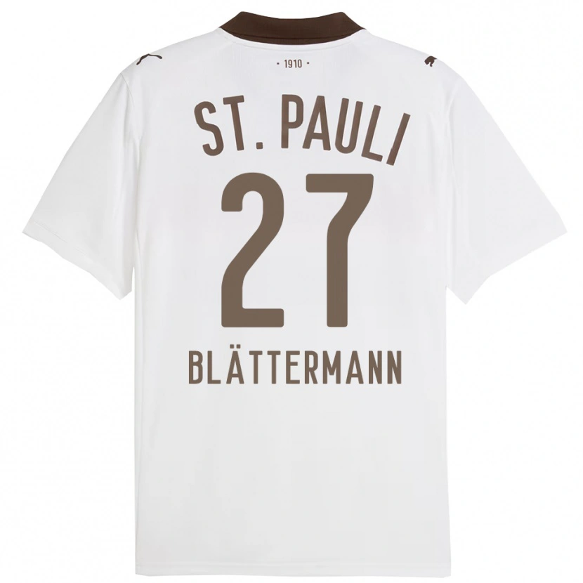 Danxen Dětské Levin Blättermann #27 Bílá Červená Daleko Hráčské Dresy 2025/26 Dres